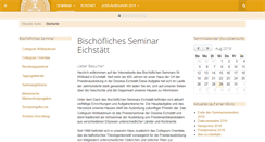 Desktop Screenshot of priesterseminar-eichstaett.de