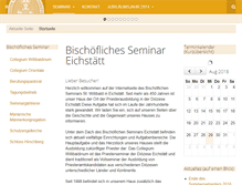 Tablet Screenshot of priesterseminar-eichstaett.de